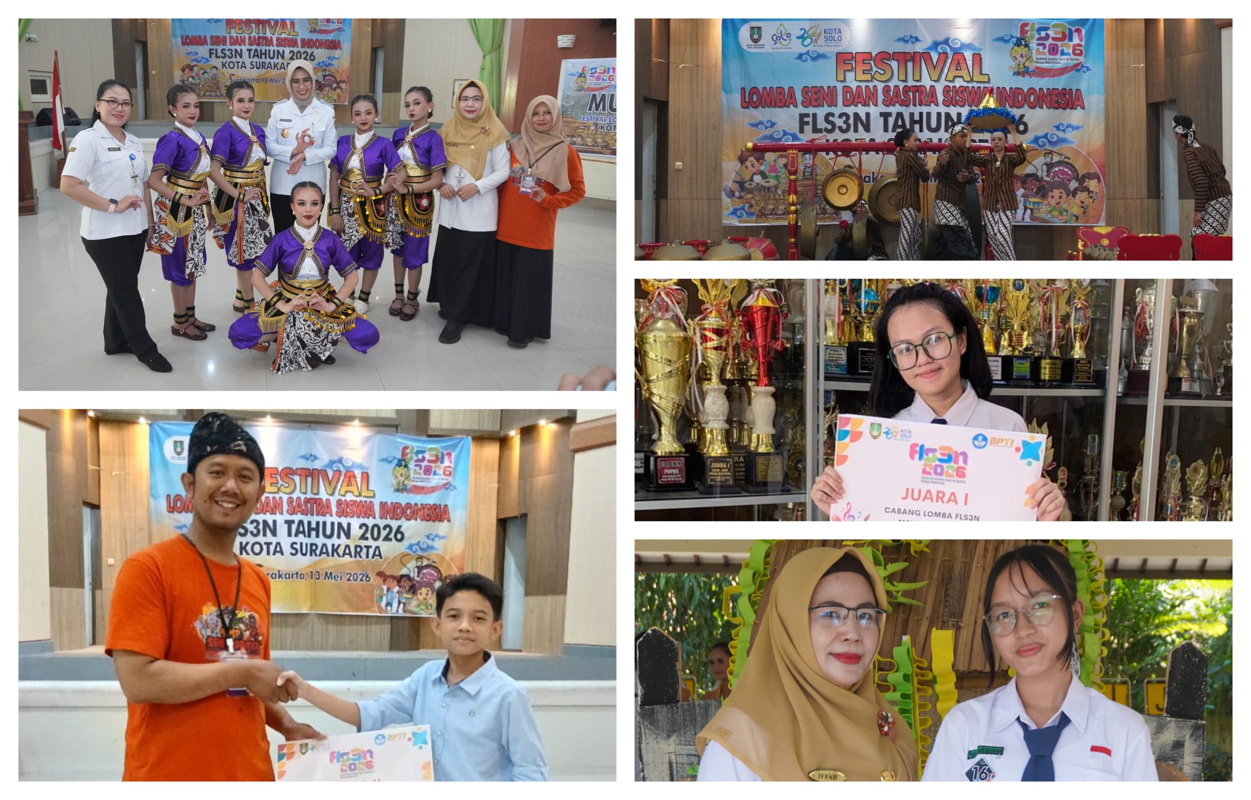 Mengukir Prestasi di FLS3N Tingkat Kota, SMP Negeri 9 Kota Surakarta Sabet 3 Gelar Juara